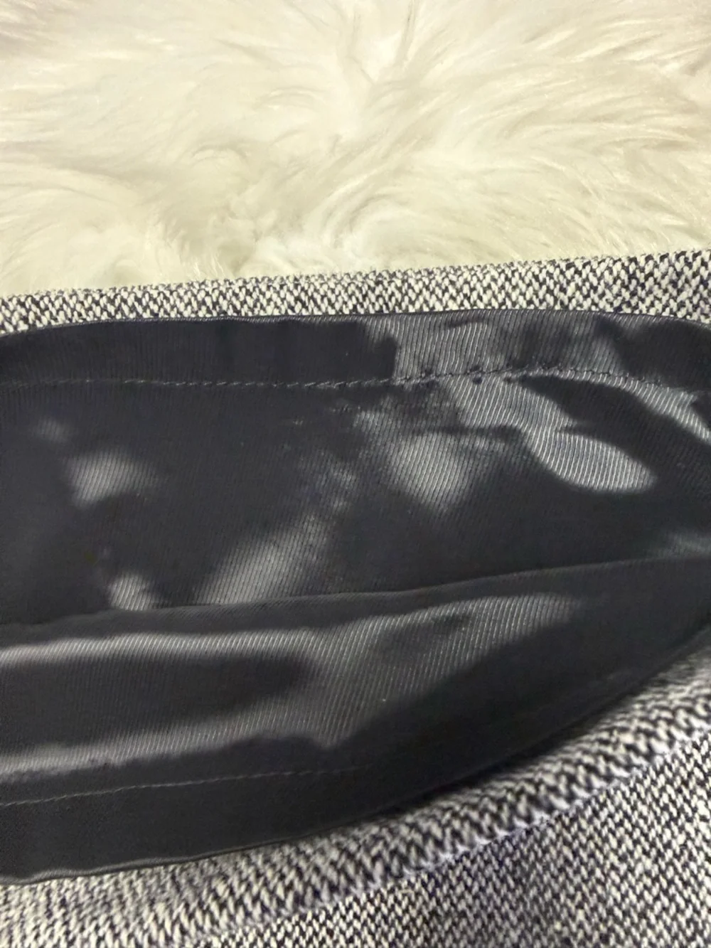 ANINE BING Carrie Wool Trousers Size 6 High Rise Wide Leg Lined